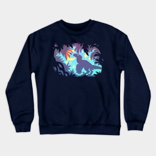 Stargazing Dino (Blue Variant) Crewneck Sweatshirt